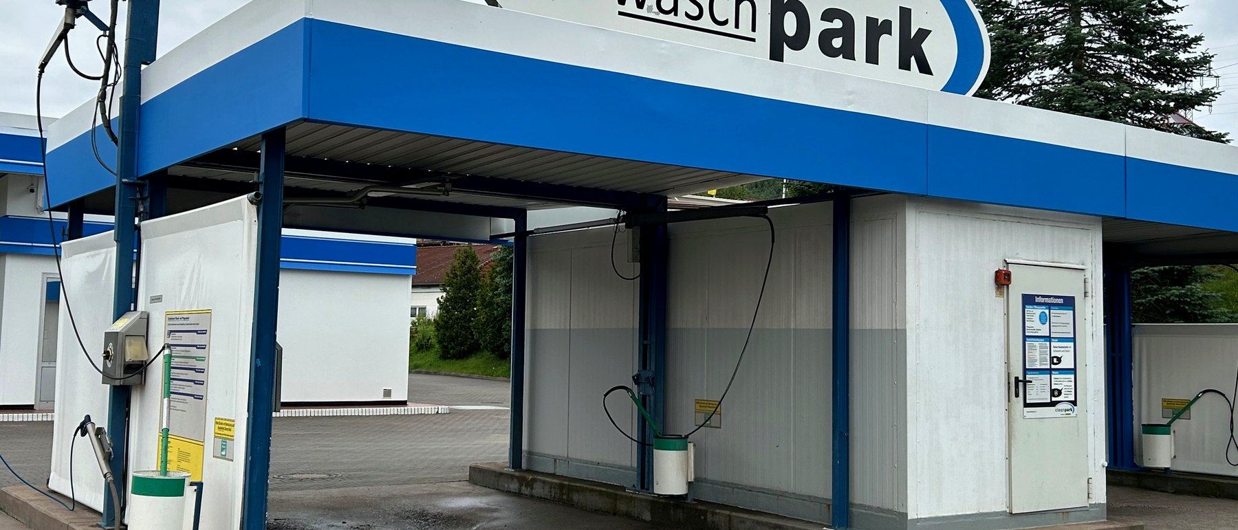 SB-Waschboxen im Waschpark von SSW Automobile